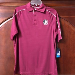 NWT Men’s Colosseum Florida State Polo. Size Small